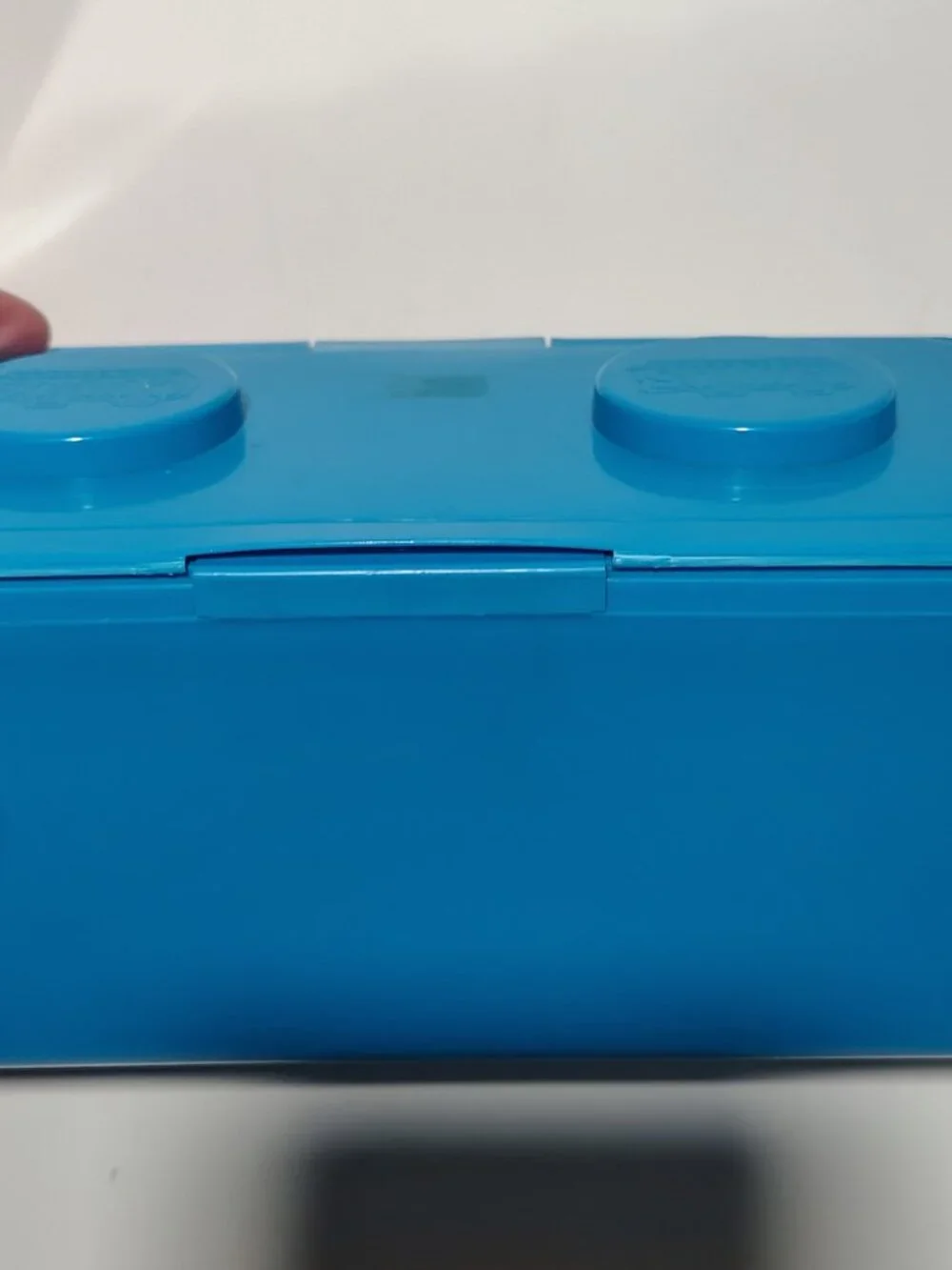 Vintage Chubs Stackables Lot of 2 Red Blue Plastic Baby Wipe Storage Containers